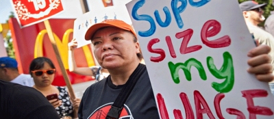 US Low Income Workers Strike